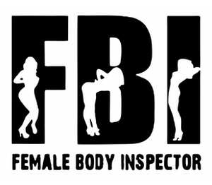 Инспектор женских тел (FBI - female body inspector) кружка с ложкой в ручке (цвет: белый + розовый)