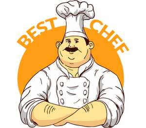 Лучший шеф повар (Best chef) детская футболка с коротким рукавом (цвет: белый)