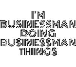 Я бизнесмен, занимающийся бизнесом / Im businessman doing businessman things кружка хамелеон двухцветная (цвет: белый + оранжевый)