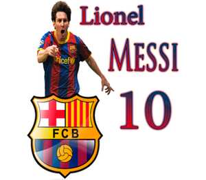 Lionel Messi 10 кружка с ложкой в ручке (цвет: белый + оранжевый)