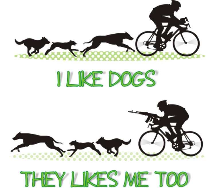 I like dogs he