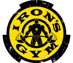 Irons Gym женская футболка с коротким рукавом (цвет: белый)