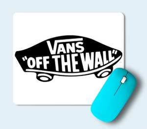 Ванс / Vans off the wall коврик для мыши прямоугольный (цвет: белый)