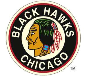 Chicago Black Hawks / NHL USA кружка двухцветная (цвет: белый + розовый)