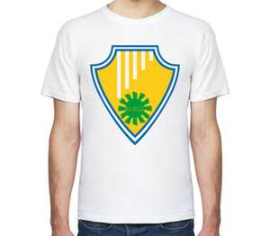 Бразилия мужская футболка с коротким рукавом (цвет: белый)