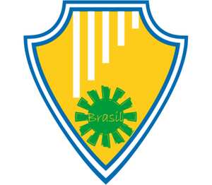 Бразилия мужская футболка с коротким рукавом (цвет: белый)