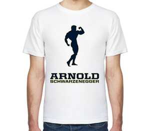 Arnold Schwarzenegger мужская футболка с коротким рукавом (цвет: белый)