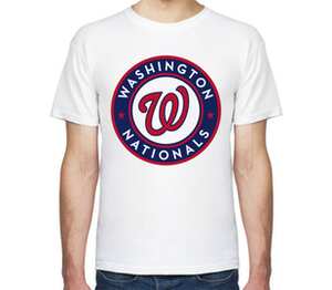 Washington Nationals мужская футболка с коротким рукавом (цвет: белый)