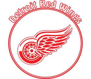 Detroit Red Wings кружка хамелеон (цвет: белый + черный)