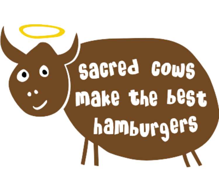 Священная корова детская футболка с коротким рукавом (цвет: серый меланж)