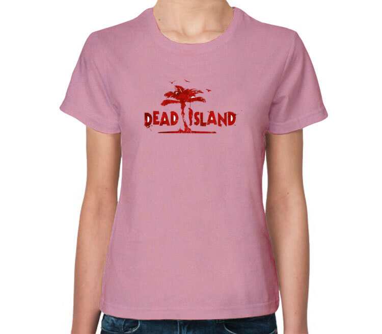 Dead Island женская футболка с коротким рукавом (цвет: розовый меланж)