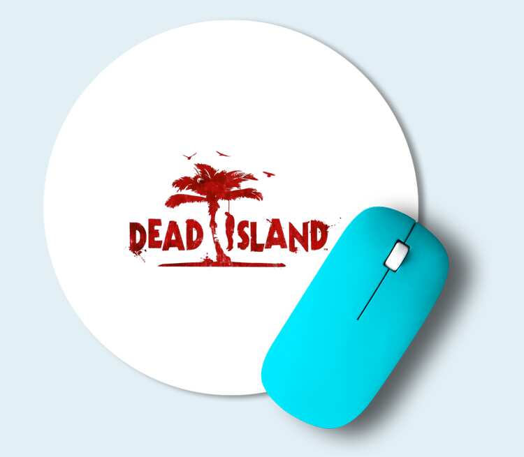 Dead Island коврик для мыши круглый (цвет: белый)