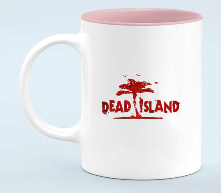 Dead Island кружка хамелеон двухцветная (цвет: белый + розовый)
