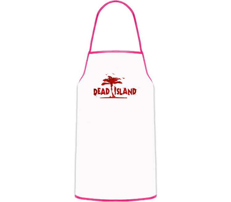 Dead Island кухонный фартук (цвет: белый + красный)