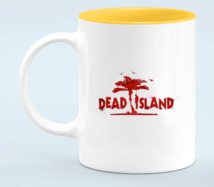 Dead Island кружка хамелеон двухцветная (цвет: белый + оранжевый)