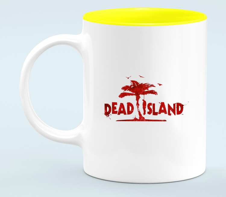 Dead Island кружка хамелеон двухцветная (цвет: белый + желтый)