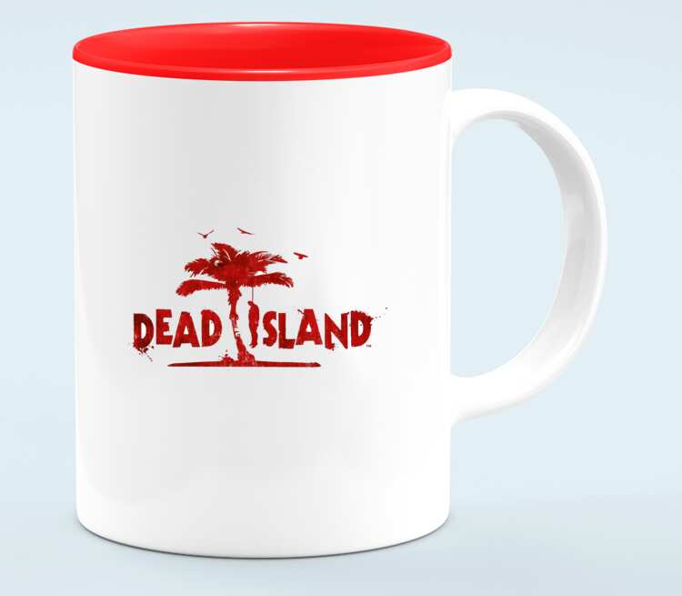 Dead Island кружка хамелеон двухцветная (цвет: белый + красный)