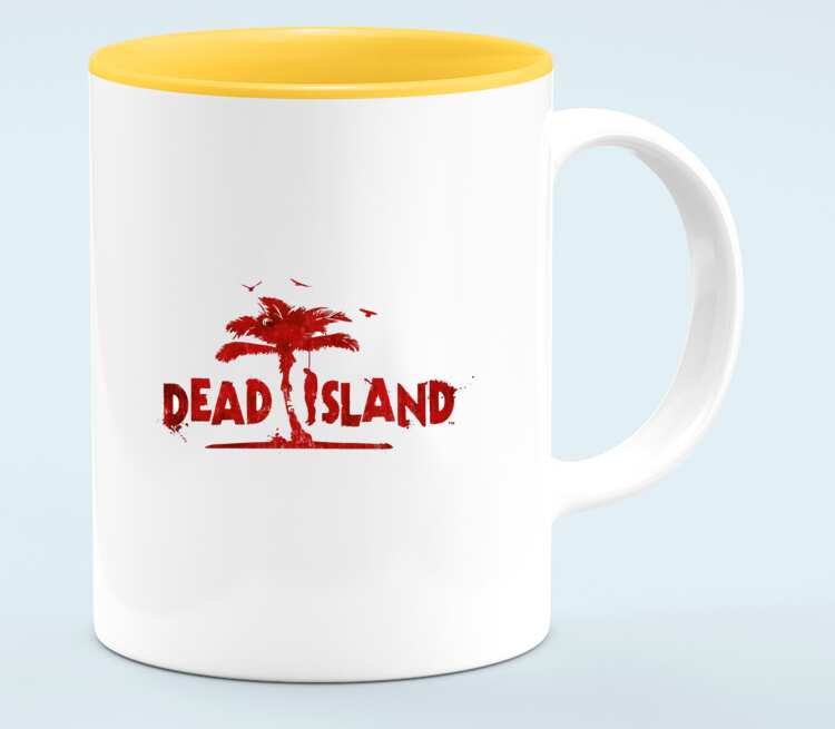 Dead Island кружка хамелеон двухцветная (цвет: белый + оранжевый)
