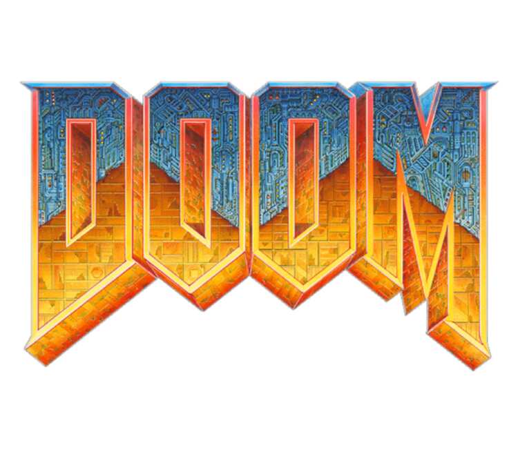 Doom кружка двухцветная (цвет: белый + синий)