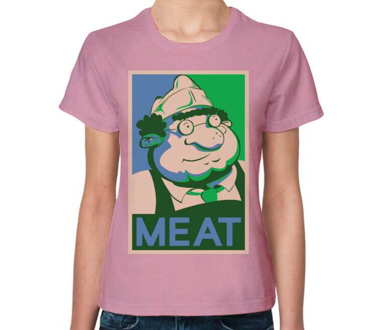 - Мистер Грин (Hey arnold - Mr green Meat) женская футболка с коротким рука...