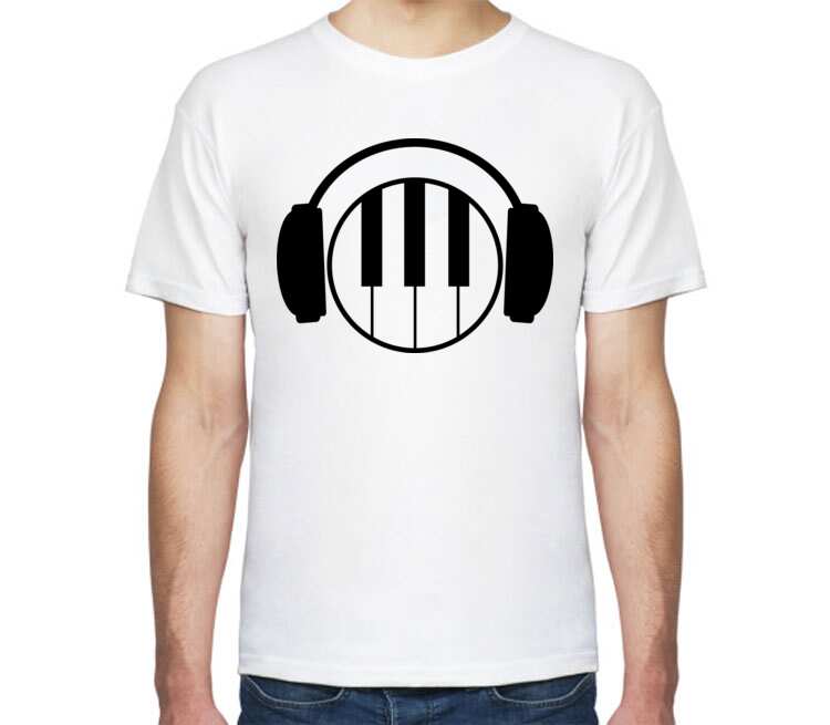 Playlist - плейлист мужская футболка с коротким рукавом (цвет: белый)