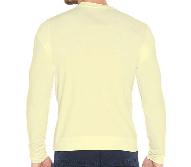 BRPшники мужская футболка с длинным рукавом стрейч (цвет: слоновая кость)