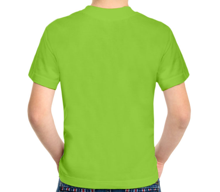 Free Rider No Club детская футболка с коротким рукавом (цвет: салатовый)